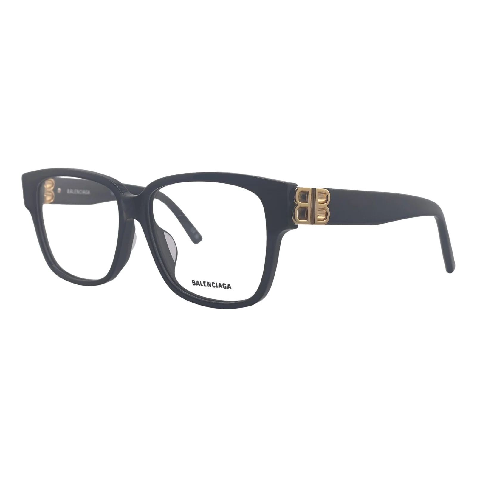 Balenciaga BB104O Black Square Eyeglasses Frames 56mm 14mm 140mm