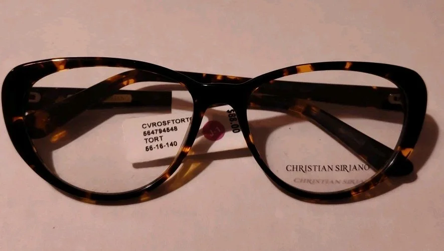 Christian Siriano Eyeglasses Frames CVR Rose Tort Women