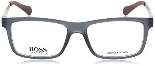 Eyeglasses Boss Black Boss 870 005G Matte Gray Burgundy 2