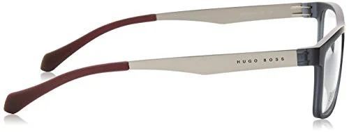 Eyeglasses Boss Black Boss 870 005G Matte Gray Burgundy 3