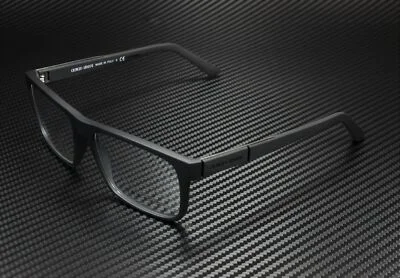 GIORGIO ARMANI AR7042 5063 56 Black Rubber Demo Lens 56 mm Men