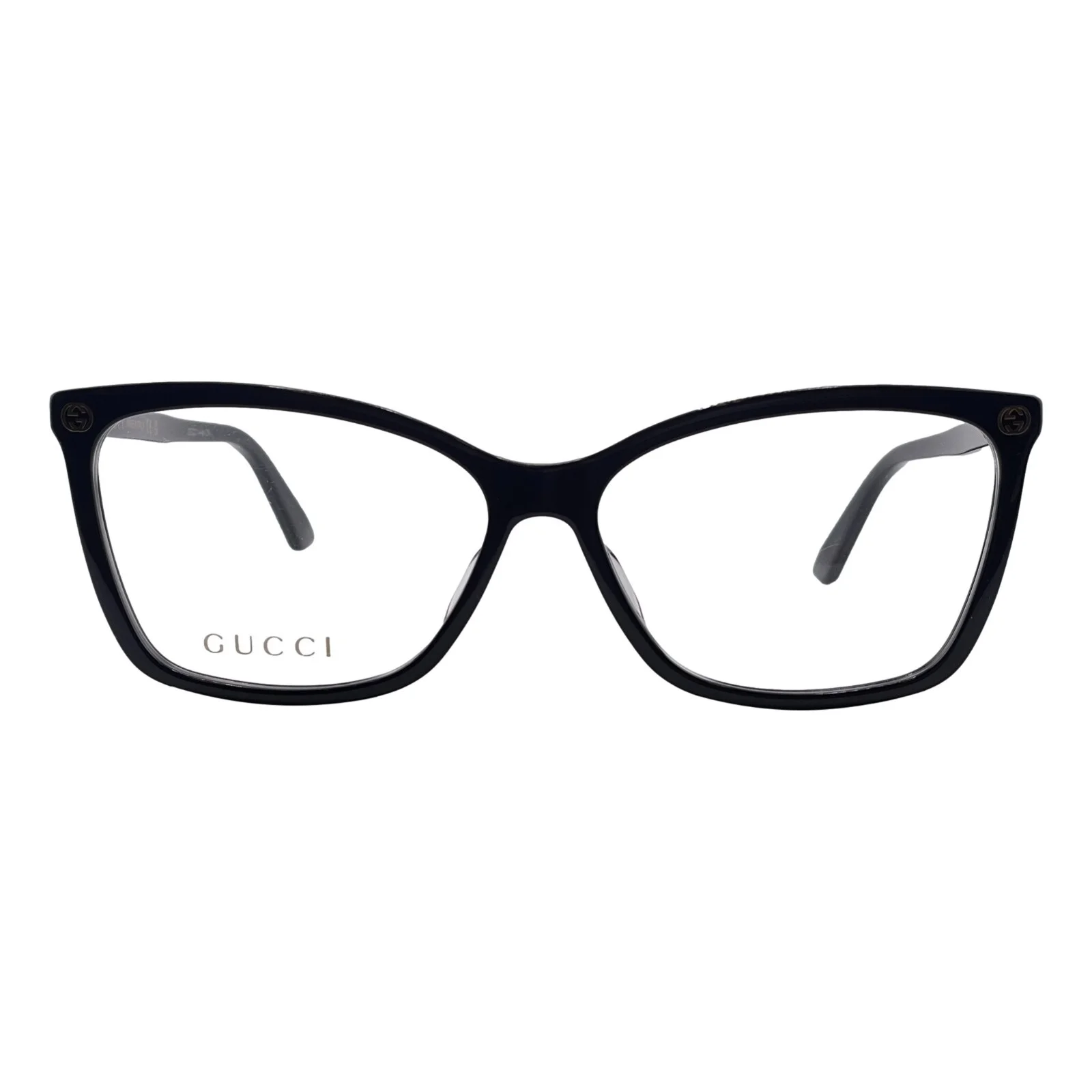 Gucci GG0025O 001 Black Cat Eye Women
