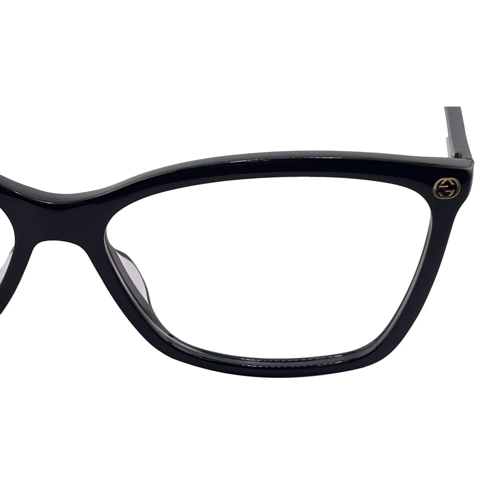Gucci GG0025O 001 Black Cat Eye Women 2