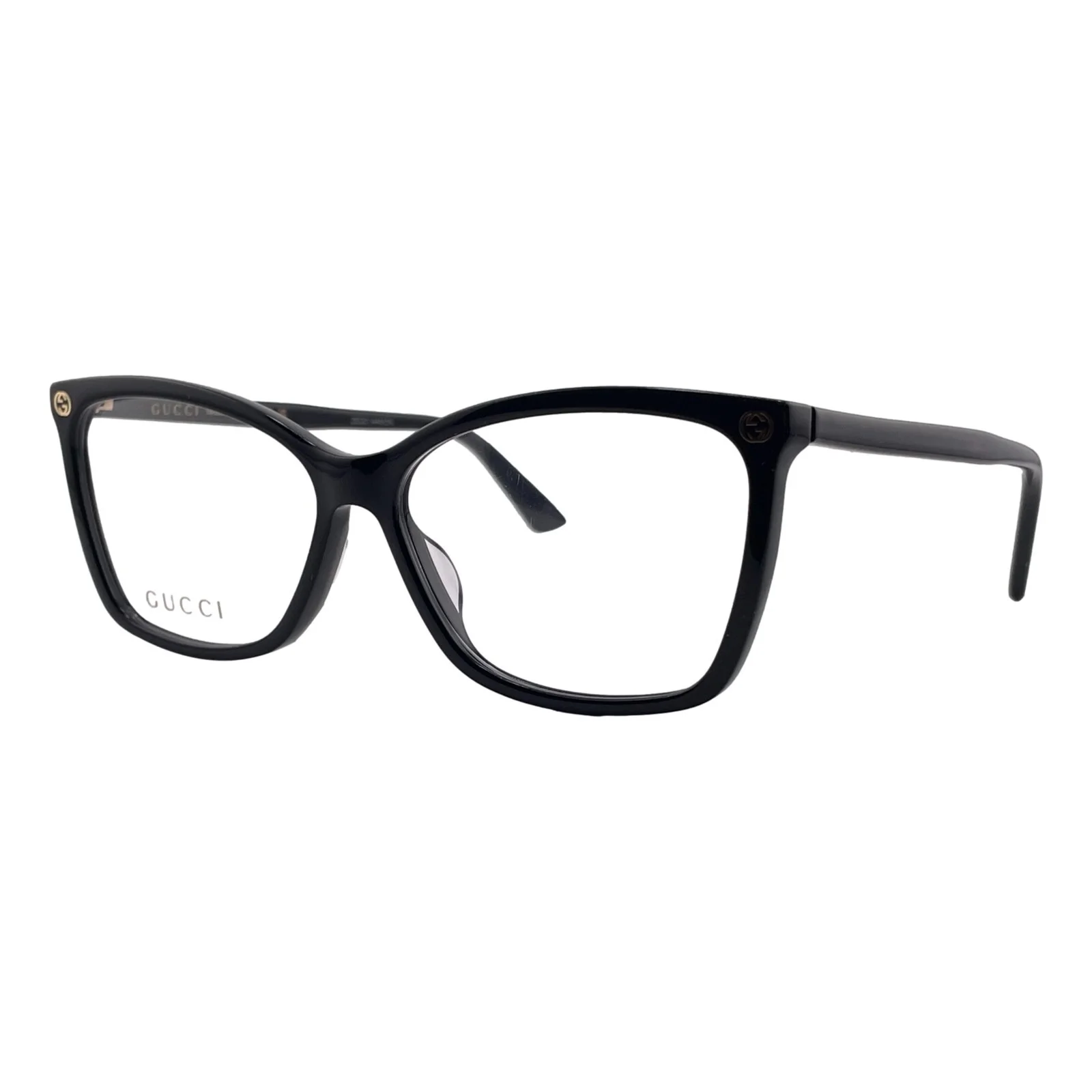 Gucci GG0025O 001 Black Cat Eye Women 3