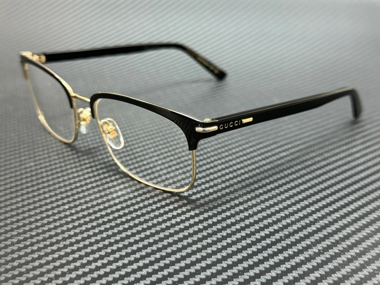 GUCCI GG1448O 001 Black Gold Men
