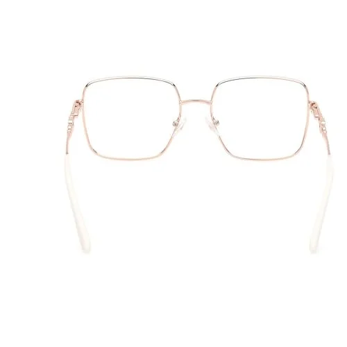 Guess Eyeglasses Frames GU2716 024 White Silver Cat Eye Cheetah Print 56-16-140 4