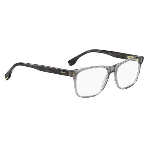 HUGO BOSS 1424 8HT Eyeglasses Grey Blue Frame 56mm 3
