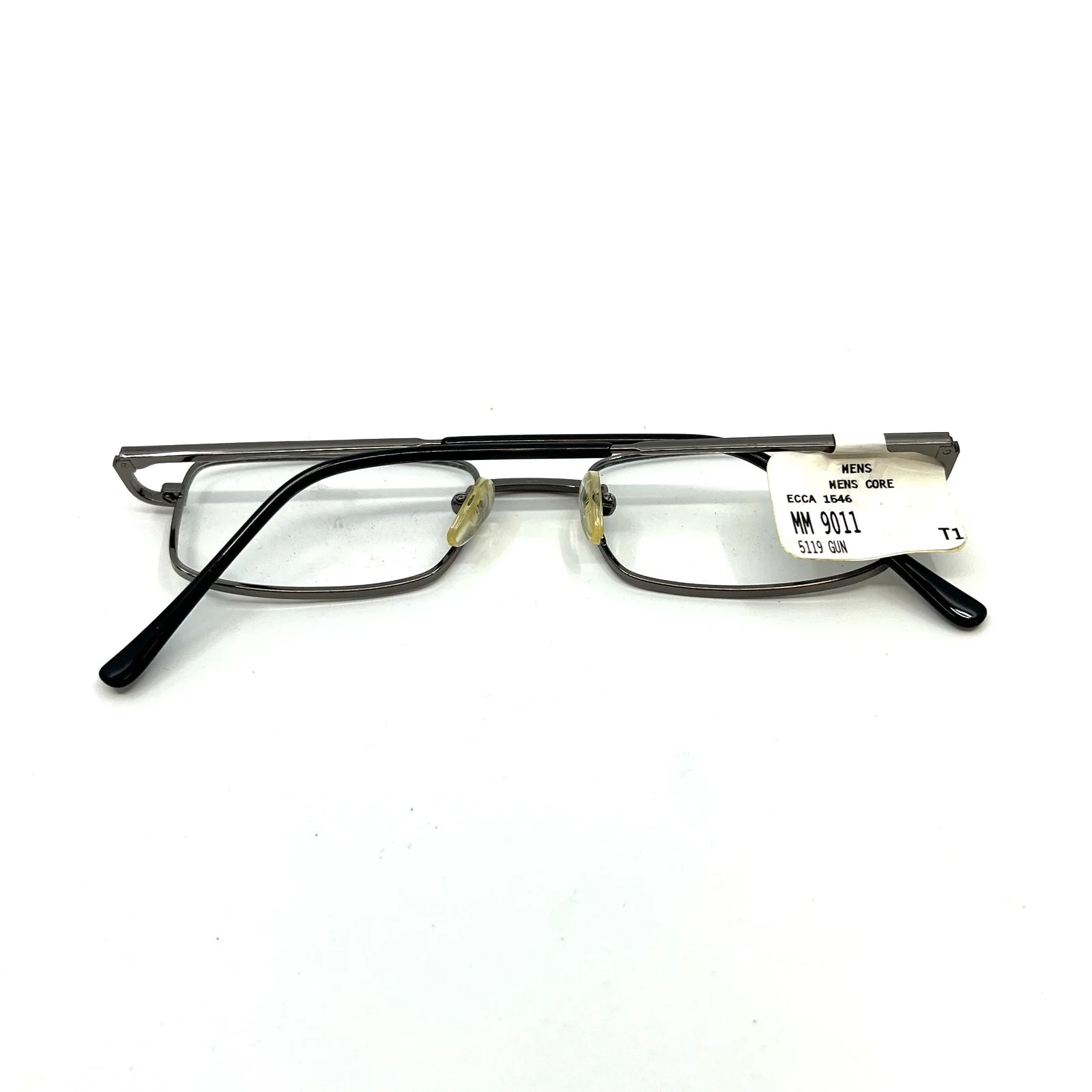 MM5102 GM Gunmetal Gray Rectangular Mens Eyeglasses Frames 56[]17 145 mm 2