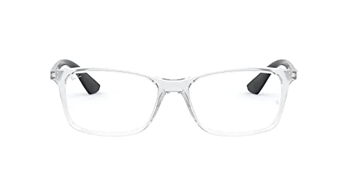RAYBAN RB7048 5439 Blue Mens Rectangle Full Rim Eyeglasses 56-17-145 B:33