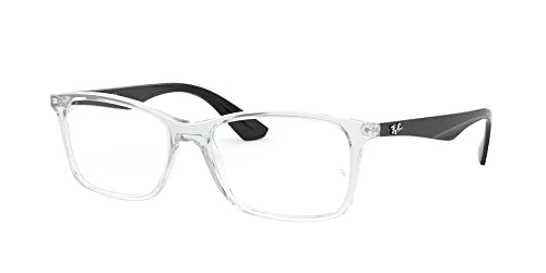 RAYBAN RB7048 5439 Blue Mens Rectangle Full Rim Eyeglasses 56-17-145 B:33 2