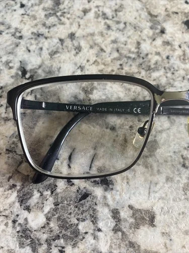 Versace VE 1232 Eyeglasses Frames 1261 Matte Black 56-16-145 56mm White Case 3