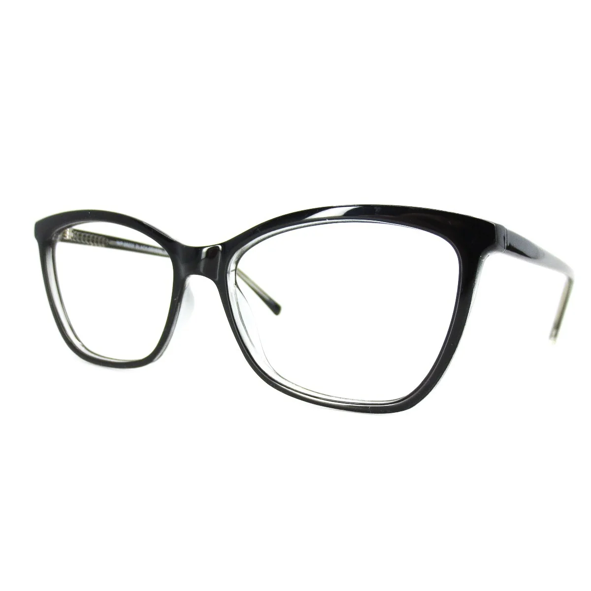 WP20208 Black Crystal Black Womens Eyeglasses frames 56-16-145