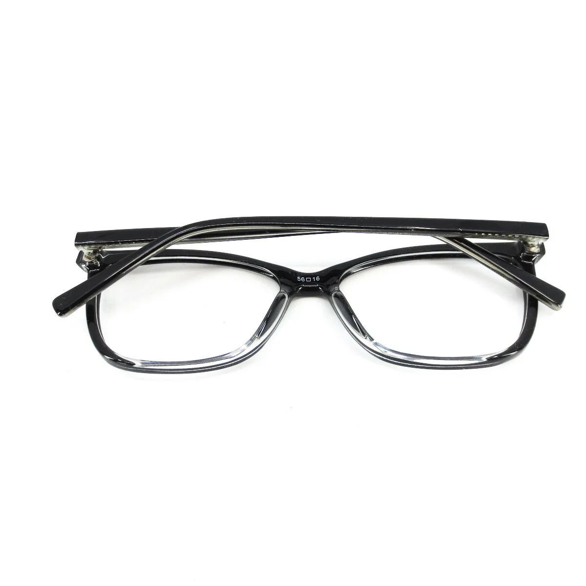 WP20208 Black Crystal Black Womens Eyeglasses frames 56-16-145 2